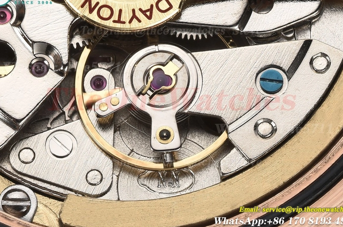 A3836 Black 40mm Dia Daytona RG RG GDF Dial 0217